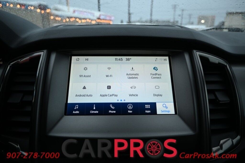 2021 Ford Ranger XLT - Crew Cab - 4X4 - Technology Pkg - Adaptive Cruise Control - Navigation - Bluetooth - Fog Lights - Lane Departure & Blind Spot Alert - Rearview Camera - Bedliner - Tonneau Cover - Tow Pkg Anchorage AK