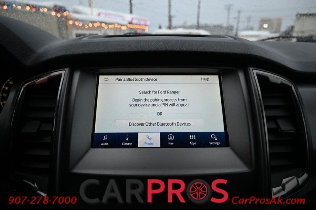 2021 Ford Ranger XLT - Crew Cab - 4X4 - Technology Pkg - Adaptive Cruise Control - Navigation - Bluetooth - Fog Lights - Lane Departure & Blind Spot Alert - Rearview Camera - Bedliner - Tonneau Cover - Tow Pkg Anchorage AK