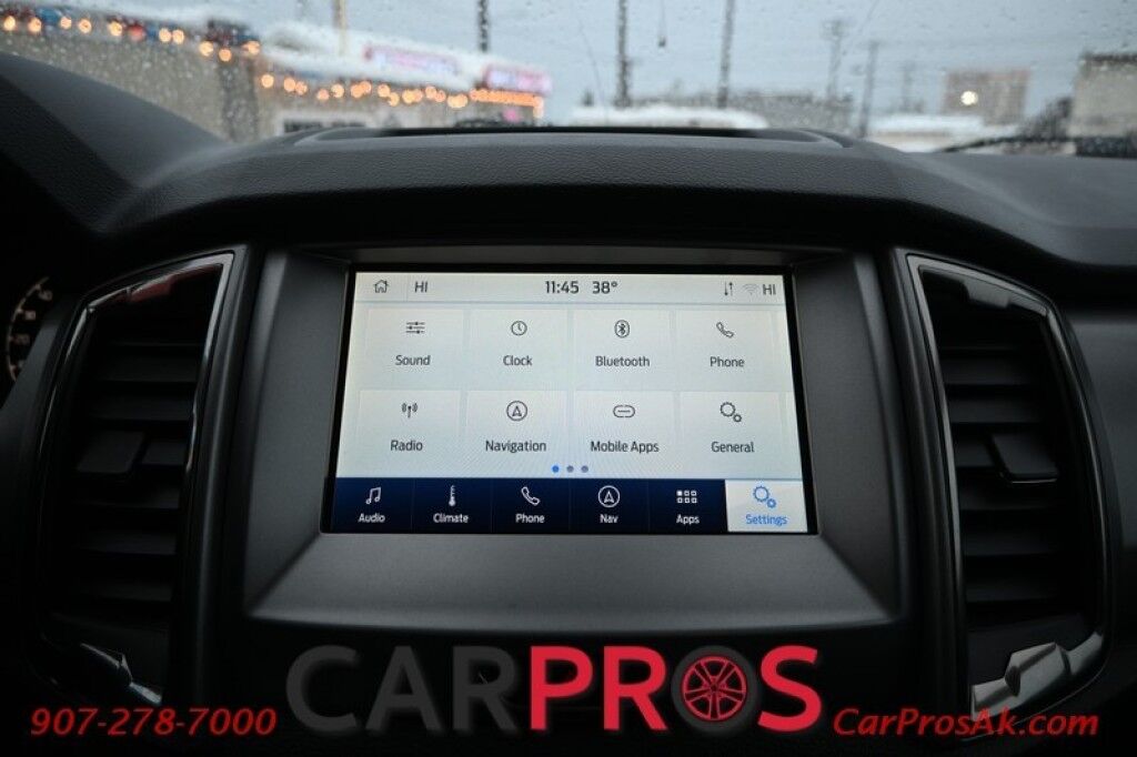 2021 Ford Ranger XLT - Crew Cab - 4X4 - Technology Pkg - Adaptive Cruise Control - Navigation - Bluetooth - Fog Lights - Lane Departure & Blind Spot Alert - Rearview Camera - Bedliner - Tonneau Cover - Tow Pkg Anchorage AK