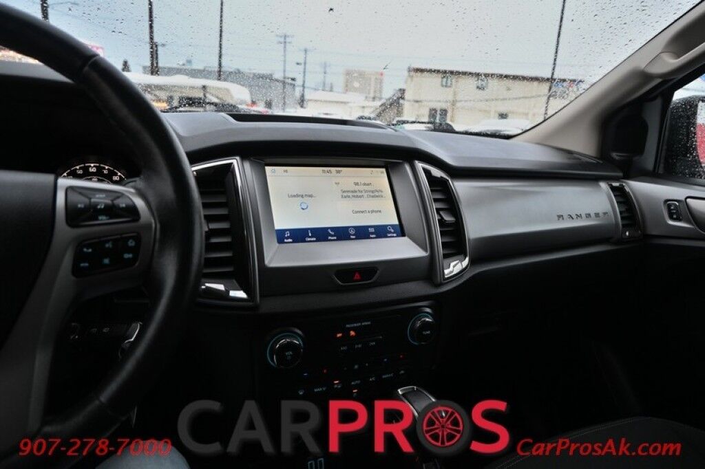 2021 Ford Ranger XLT - Crew Cab - 4X4 - Technology Pkg - Adaptive Cruise Control - Navigation - Bluetooth - Fog Lights - Lane Departure & Blind Spot Alert - Rearview Camera - Bedliner - Tonneau Cover - Tow Pkg Anchorage AK