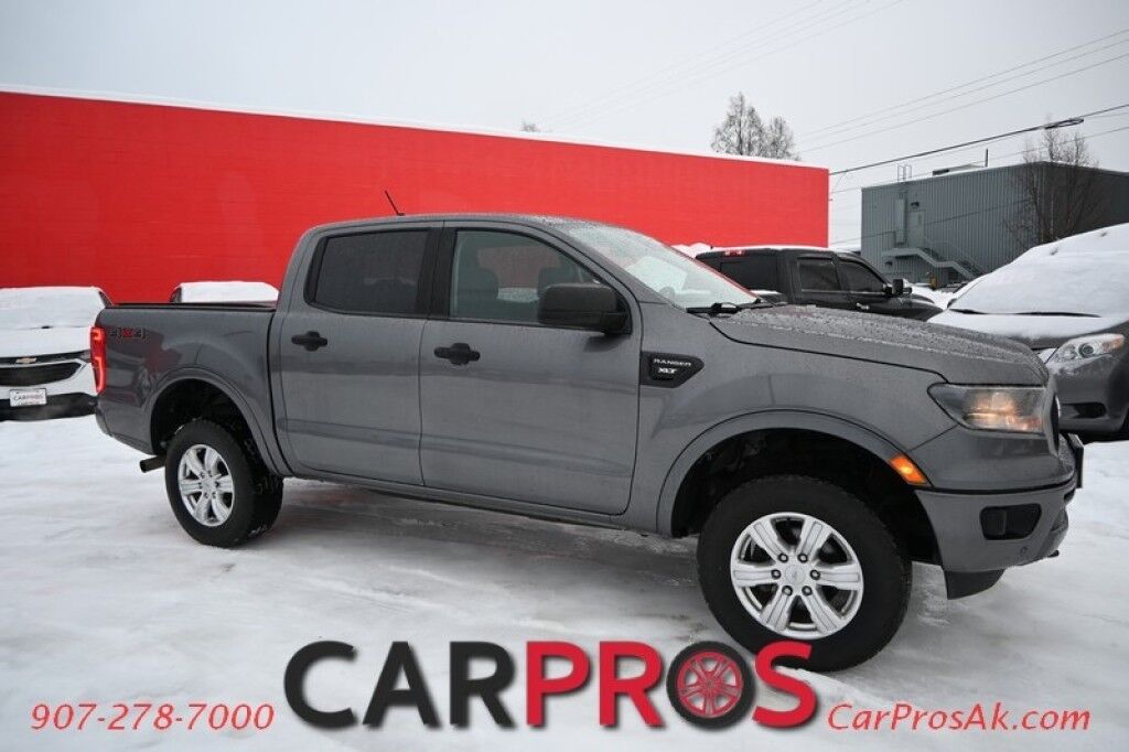 2021 Ford Ranger XLT - Crew Cab - 4X4 - Technology Pkg - Adaptive Cruise Control - Navigation - Bluetooth - Fog Lights - Lane Departure & Blind Spot Alert - Rearview Camera - Bedliner - Tonneau Cover - Tow Pkg Anchorage AK
