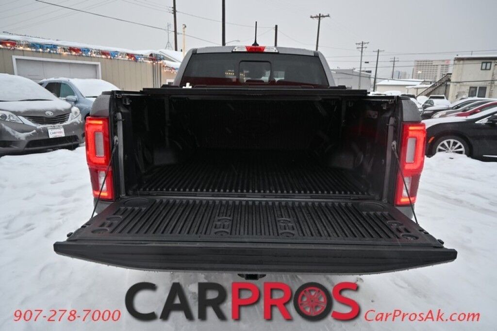 2021 Ford Ranger XLT - Crew Cab - 4X4 - Technology Pkg - Adaptive Cruise Control - Navigation - Bluetooth - Fog Lights - Lane Departure & Blind Spot Alert - Rearview Camera - Bedliner - Tonneau Cover - Tow Pkg Anchorage AK