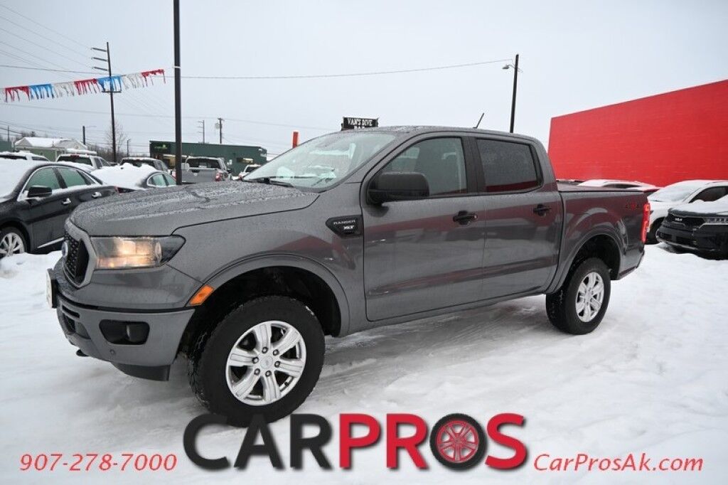 2021 Ford Ranger XLT - Crew Cab - 4X4 - Technology Pkg - Adaptive Cruise Control - Navigation - Bluetooth - Fog Lights - Lane Departure & Blind Spot Alert - Rearview Camera - Bedliner - Tonneau Cover - Tow Pkg