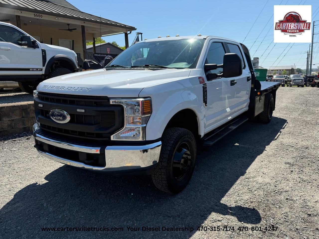 2021 Ford S/D C/C F350 XL 4X4 - FLATBED  - DUALLY - 4.10 GEARING