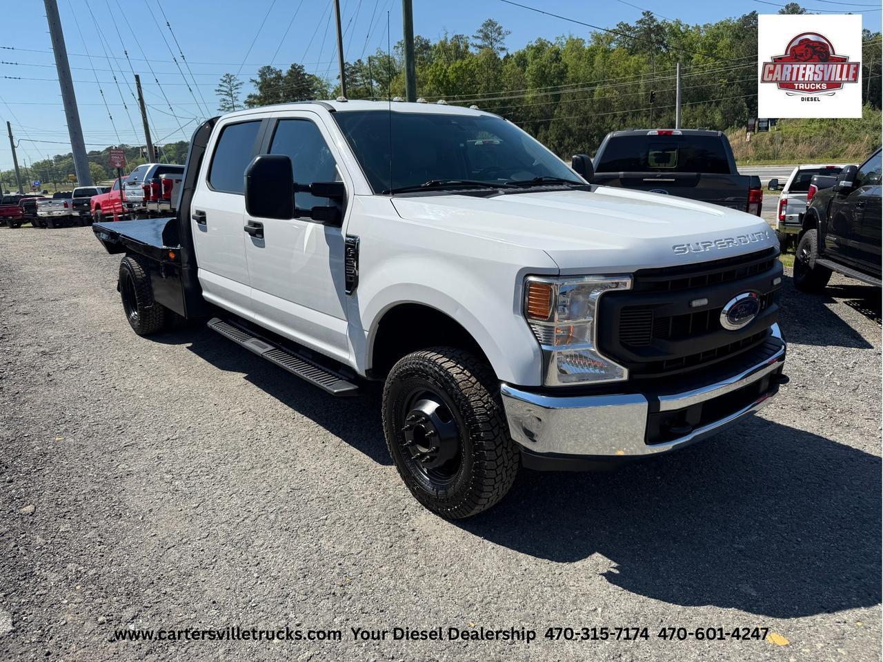 2021 Ford S/D C/C SOLD SOLD SOLD*** F350 XL 4X4 - FLATBED  - DUALLY - 4.10 GEARING Cartersville GA