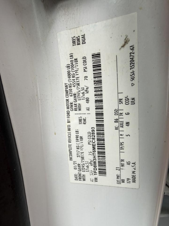 2021 Ford Super Crew F-350 DRW 4x4 Diesel Flatbed XL Collinsville OK