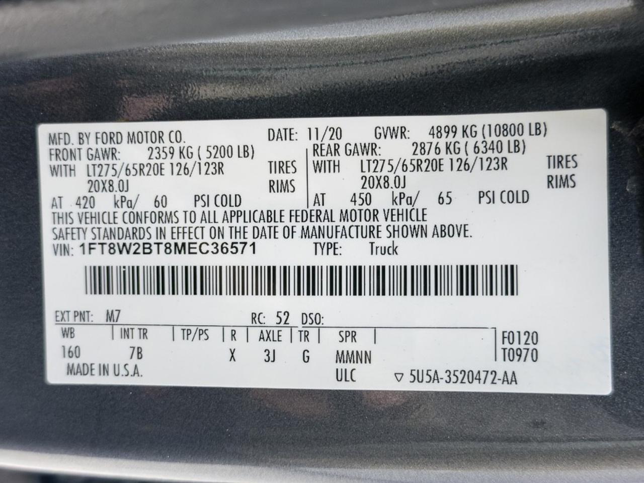 2021 Ford Super Duty F-250 Platinum FX4 6.7L Power Stroke Diesel 4x4 Mansfield TX