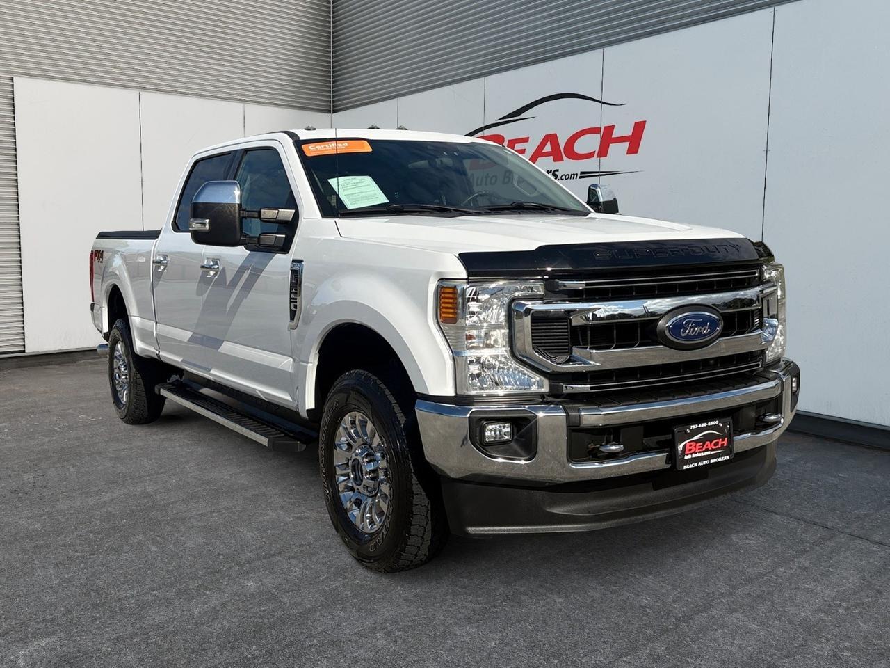 2021 Ford Super Duty F-250 SRW XLT, 4X4, TOW HOOKS, BACKUP CAMERA, HEATED SEATS, REMOTE, KEYLESS ENTRY, BLUETOOTH, TAILGATE STEP, ONLY 1 OWNER, LOW MILES!