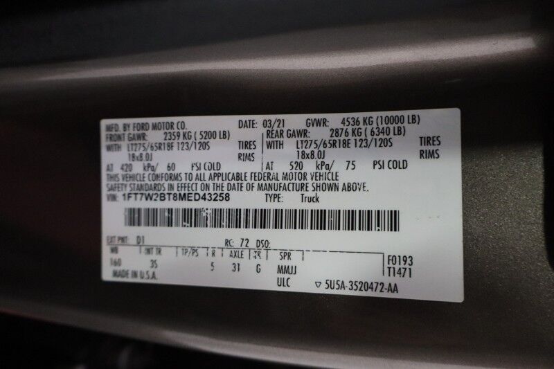 2021 Ford Super Duty F-250 SRW XLT 6.7L Diesel NEW Nitto Tires Camera FREE WARRANTY Arlington TX