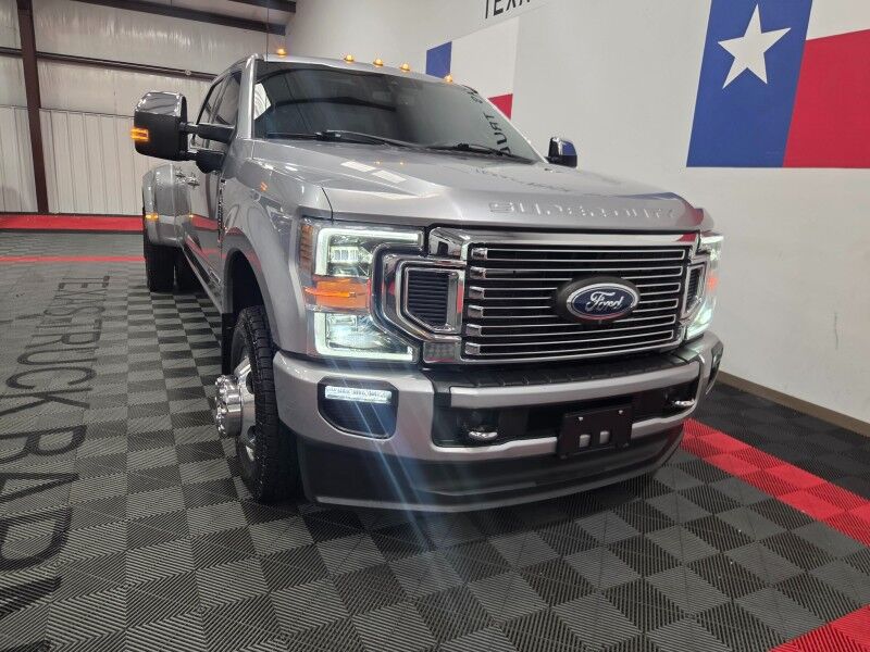 2021 Ford Super Duty F-350 Dually 6.7L Die Platinum Dually GPS Camera Sunroof Gooseneck FREE WARRANTY Arlington TX