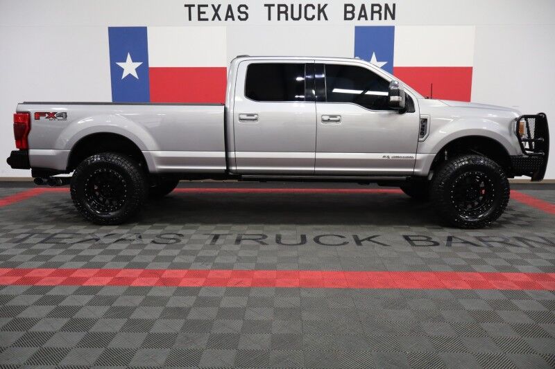 2021 Ford Super Duty F-350 Platinum Long Bed Lifted FOX Shocks 6.7L Diesel 37in Tires Arlington TX