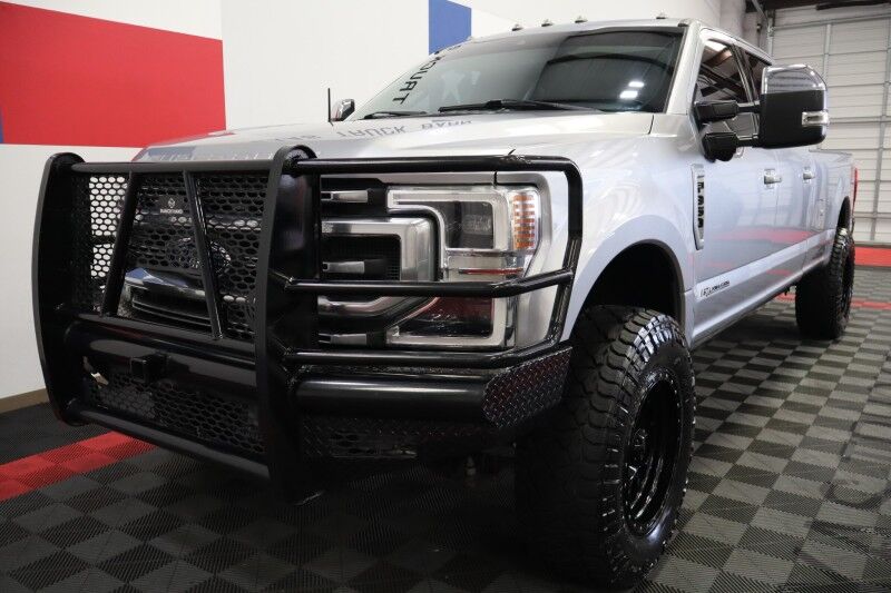 2021 Ford Super Duty F-350 Platinum Long Bed Lifted FOX Shocks 6.7L Diesel 37in Tires