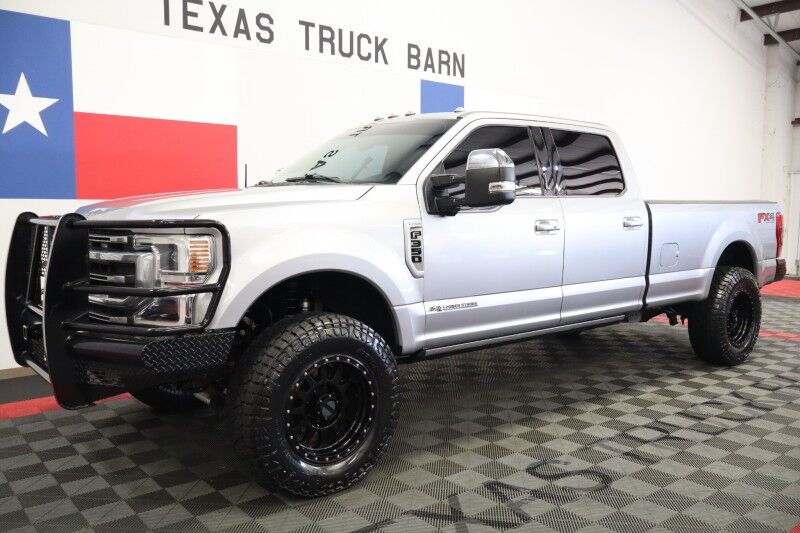 2021 Ford Super Duty F-350 Platinum Long Bed Lifted FOX Shocks 6.7L Diesel 37in Tires