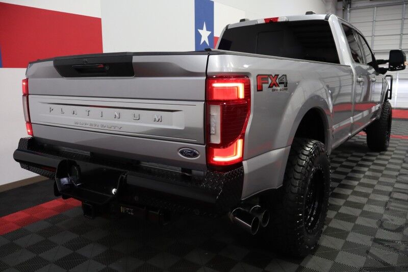 2021 Ford Super Duty F-350 Platinum Long Bed Lifted FOX Shocks 6.7L Diesel 37in Tires Arlington TX