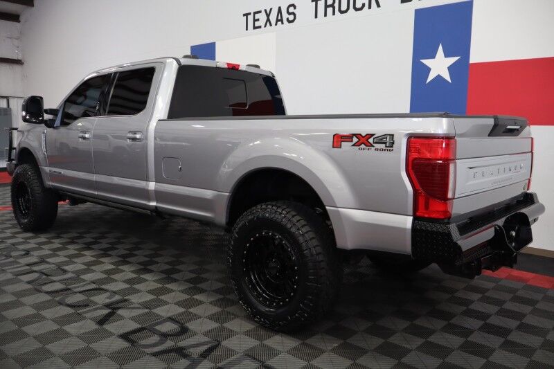 2021 Ford Super Duty F-350 Platinum Long Bed Lifted FOX Shocks 6.7L Diesel 37in Tires Arlington TX