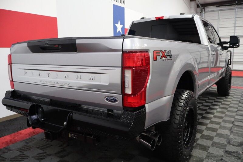 2021 Ford Super Duty F-350 Platinum Long Bed Lifted FOX Shocks 6.7L Diesel 37in Tires Arlington TX