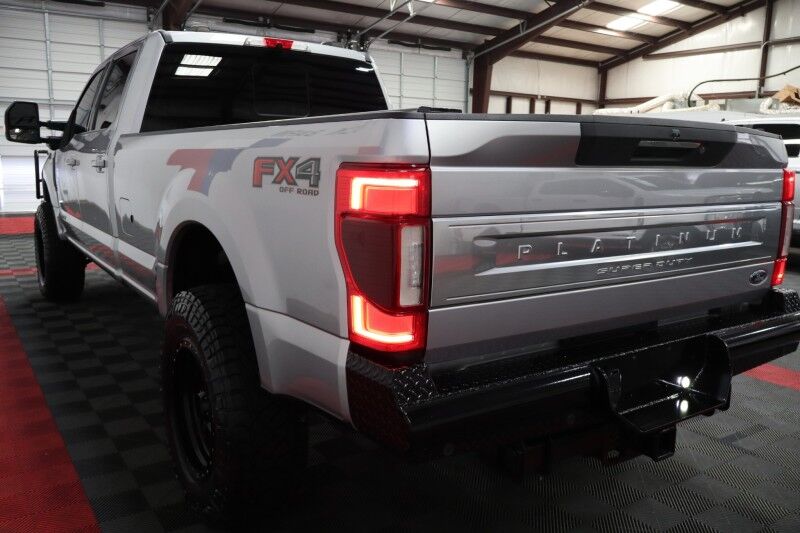 2021 Ford Super Duty F-350 Platinum Long Bed Lifted FOX Shocks 6.7L Diesel 37in Tires Arlington TX