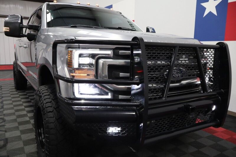 2021 Ford Super Duty F-350 Platinum Long Bed Lifted FOX Shocks 6.7L Diesel 37in Tires Arlington TX