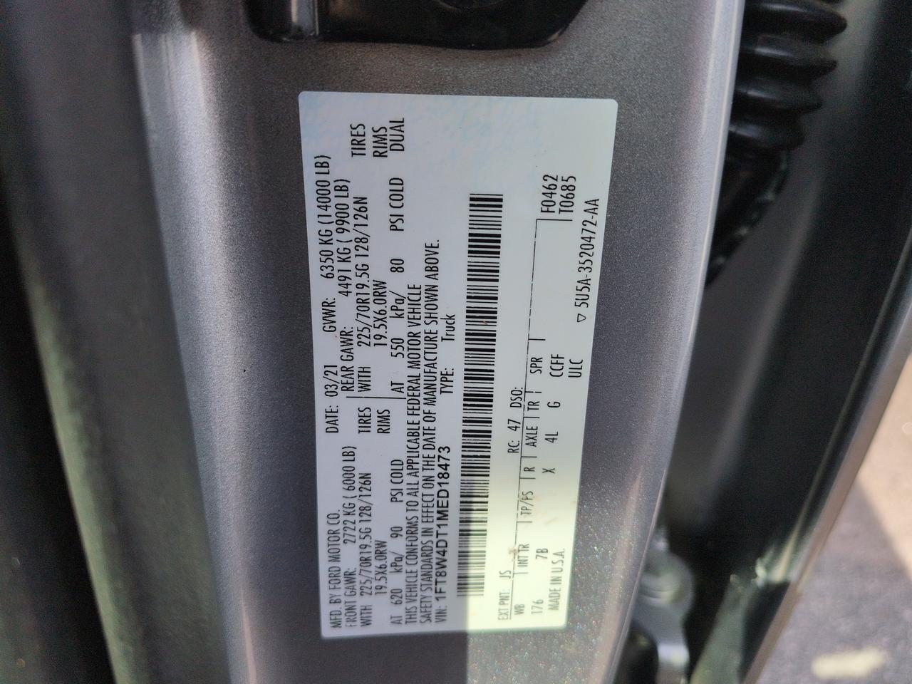 2021 Ford Super Duty F-450 DRW Platinum Appleton WI