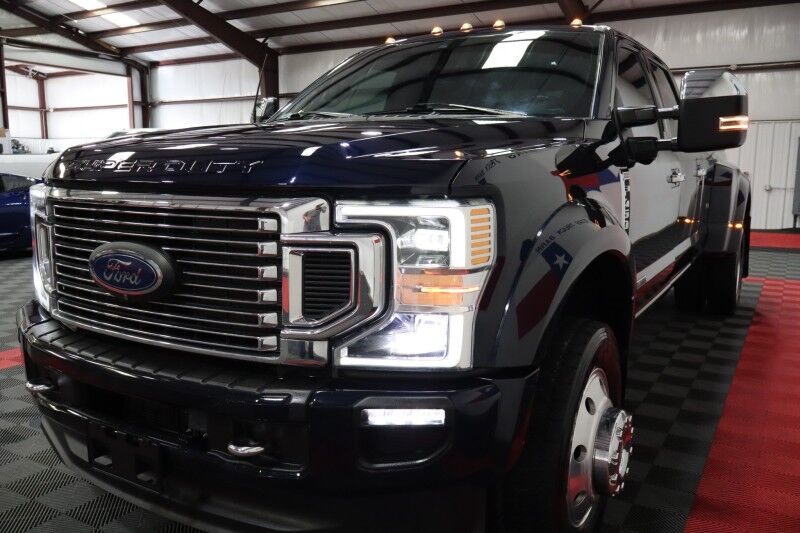 2021 Ford Super Duty F-450 Platinum Dually 6.7L Diesel GPS Camera Sunroof 19.5 Alcoa Gooseneck Arlington TX