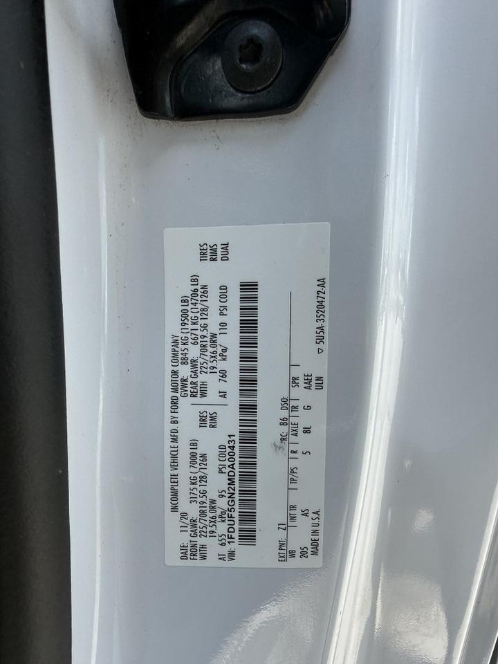 2021 Ford Super Duty F-550 7.3L V8 Flatbed XL Collinsville OK