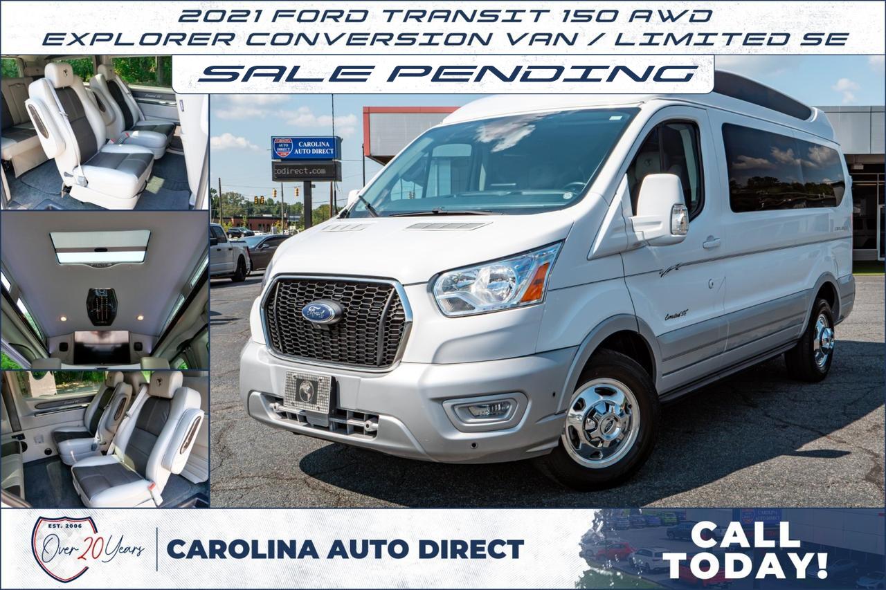 2021 Ford Transit 150 AWD / Explorer Conversion Van / Limited SE!