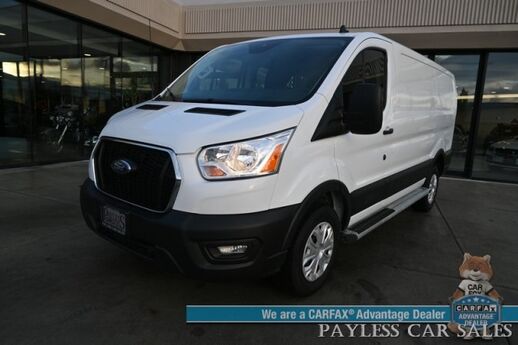 2021 Ford Transit Cargo Van T-250 / 3.5L V6 / Power Locks, Window & Mirorrs / Bluetooth / Back Up Camera / Lane Departure & Forward Collision Alert / Cruise Control / Bulkhead / Running Boards / Air Conditioning / Block Heater / 1-Owner Anchorage AK