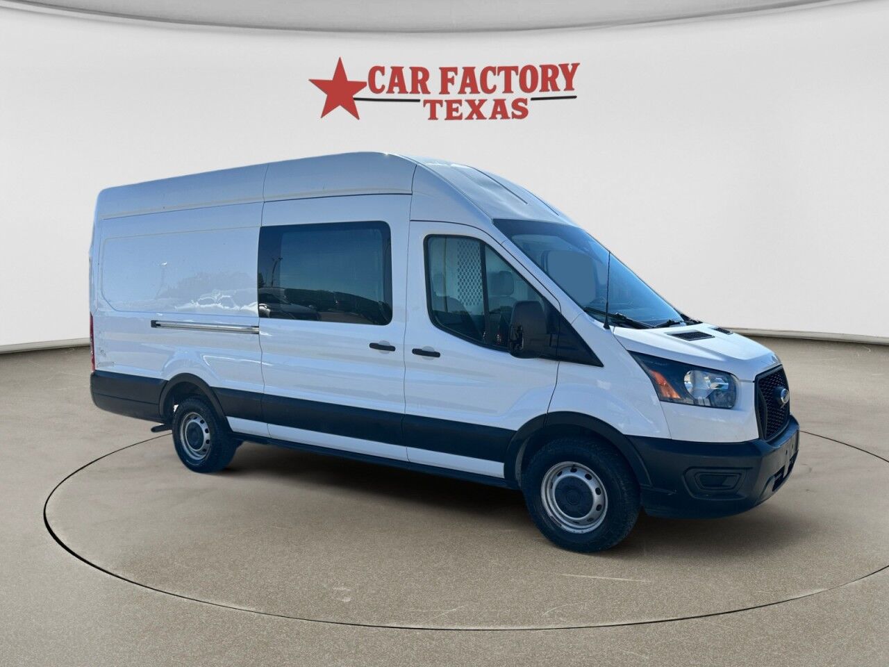 2021 Ford Transit Cargo Van T-350 148" EL Hi Rf 9500 GVWR RWD Lancaster TX
