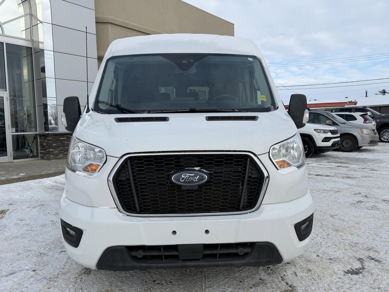2021 Ford Transit Passenger Wagon T350 AWD V6 | Low KMs | 4 Row Seating | Backup Camera | Tow Pkg | AC Redwater AB
