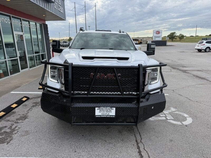 2021 GMC 3500HD DRW 4x4 Utility w/ PSC 3216 Crane Collinsville OK