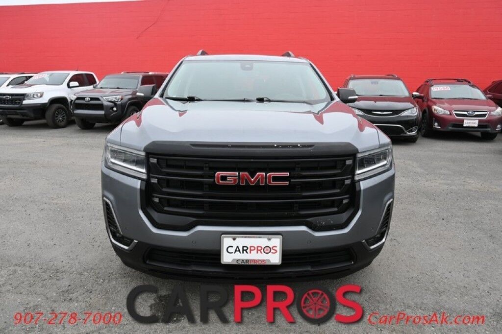 2021 GMC Acadia AT4 - AWD - Power & Heated Cloth Seats - Bose Speakers - Dual Sunroof - NAV - Apple CarPlay & Android Auto - Front Parking Sensors - Backup Camera - Lane Depart & Blind Sport Alert - 3rd Row - Seats 7 - Keyless Entry & Start - Power Liftgate - 1-Owne