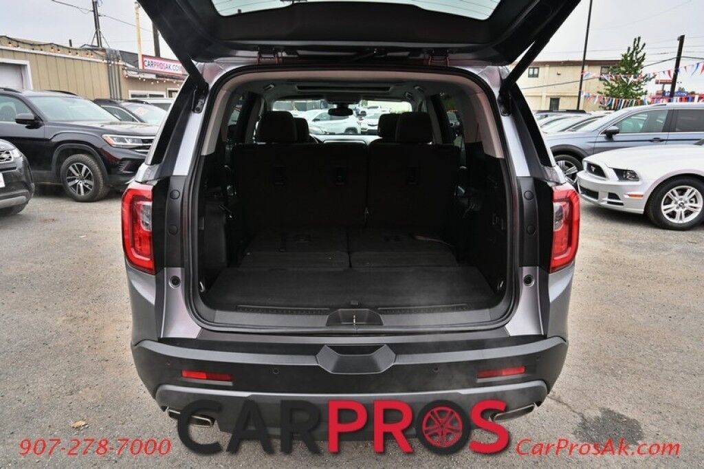 2021 GMC Acadia AT4 - AWD - Power & Heated Cloth Seats - Bose Speakers - Dual Sunroof - NAV - Apple CarPlay & Android Auto - Front Parking Sensors - Backup Camera - Lane Depart & Blind Sport Alert - 3rd Row - Seats 7 - Keyless Entry & Start - Power Liftgate - 1-Owne Anchorage AK
