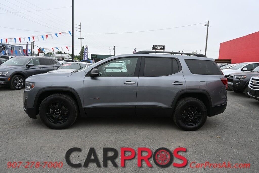 2021 GMC Acadia AT4 - AWD - Power & Heated Cloth Seats - Bose Speakers - Dual Sunroof - Navigation - Apple CarPlay & Android Auto - Front Parking Sensors - Backup Camera - Lane Depart & Blind Sport Alert - 3rd Row - Seats 7 - Keyless Entry & Start - Power Liftgate - Anchorage AK
