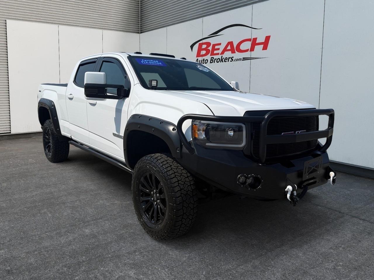 2021 GMC Canyon 4WD Elevation, HEATED SEATS, HEATED STEERING WHEEL, APPLE CARPLAY/ANDROID AUTO, BOSE SPEAKERS, NAVIGATION, POWER MIRRORS, WIFI, TOW HOOKS, TONNEAU COVER, BED LINER, ONLY 1 OWNER, COME AND TEST DRIVE THIS GMC CANYON!