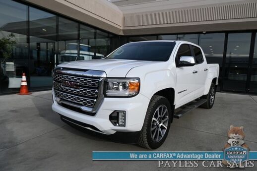 2021 GMC Canyon Denali / 4X4 / Crew Cab / Auto Start / Heated & Cooled Leather Seats / Heated Steering Wheel / Navigation / Sunroof / Adaptive Cruise / Lane Depart & Blind Spot Alert / Apple CarPlay & Android Auto / Tow Pkg Anchorage AK