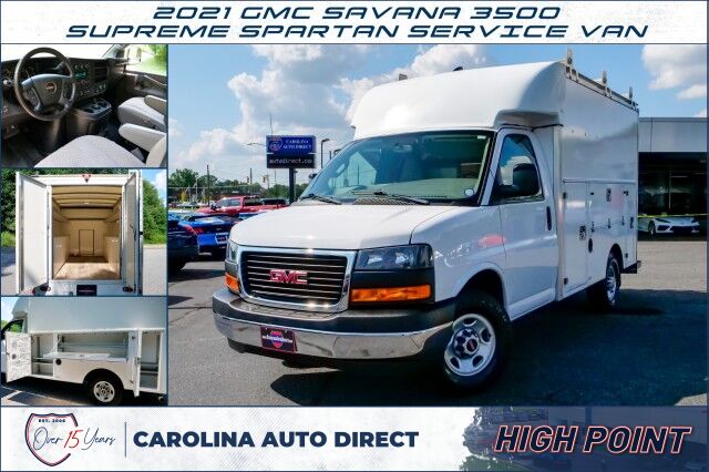 2021 GMC Savana 3500 / Supreme Spartan Service Van / 6.6L V8! High Point NC