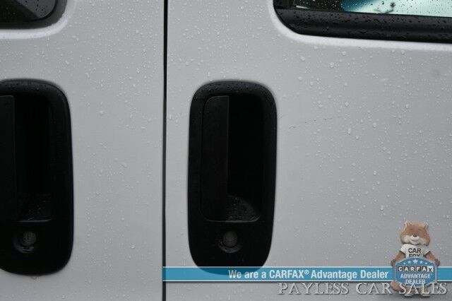 2021 GMC Savana Cargo Van / Chrome Appearance & Cold Climate Pkg / 4.3L V6 / Bulkhead / Power Locks, Windows & Mirrors / Aux Input / Air Conditioning / Cruise Control / Running Boards / 1-Owner Anchorage AK