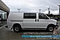 2021 GMC Savana Cargo Van / Chrome Appearance & Cold Climate Pkg / 4.3L V6 / Bulkhead / Power Locks, Windows & Mirrors / Aux Input / Air Conditioning / Cruise Control / Running Boards / 1-Owner Anchorage AK