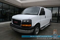 2021_GMC_Savana Cargo Van_/ Chrome Appearance & Cold Climate Pkg / 4.3L V6 / Bulkhead / Power Locks, Windows & Mirrors / Aux Input / Air Conditioning / Cruise Control / Running Boards / 1-Owner_ Anchorage AK