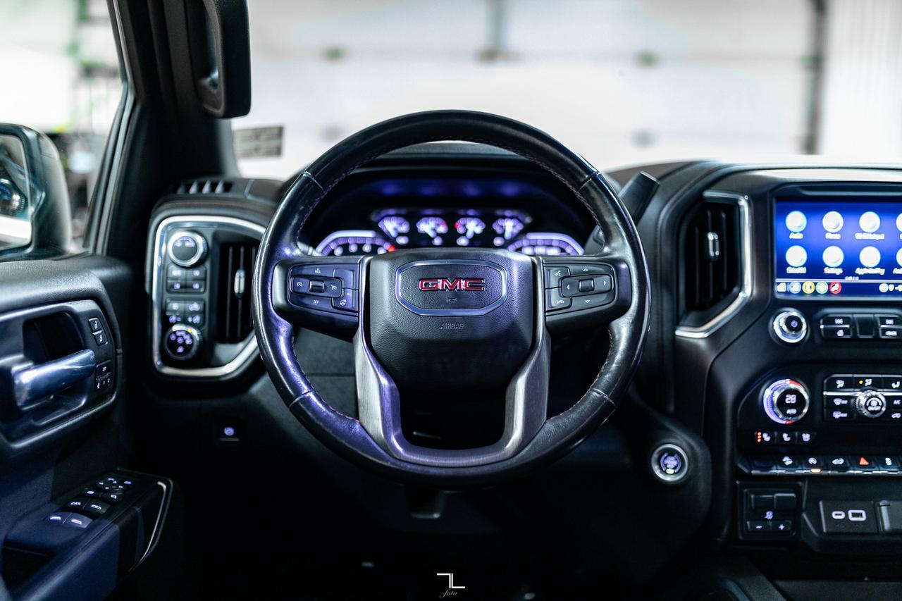2021 GMC Sierra 1500 4x4 Crew Cab AT4 Diesel Leather Nav BCam Red Deer AB