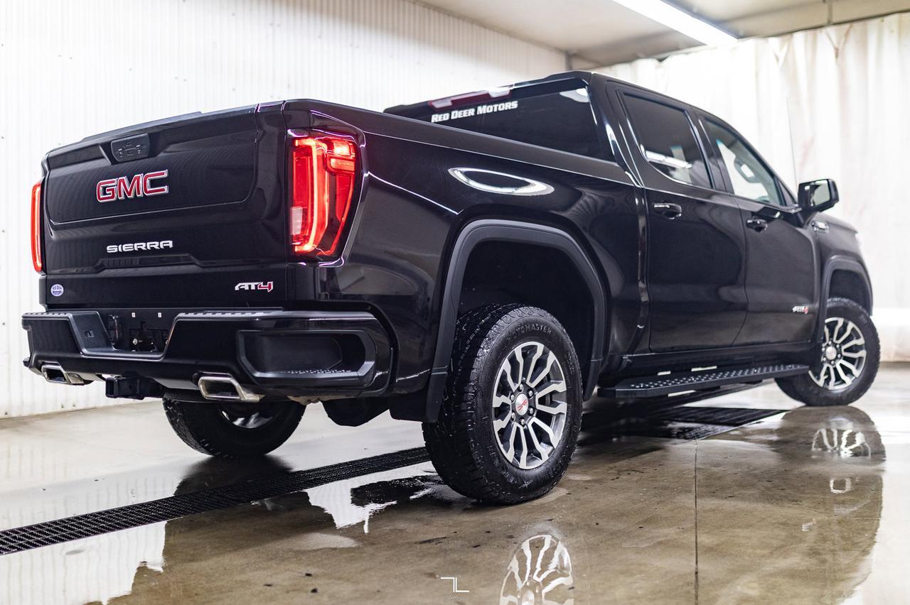 2021 GMC Sierra 1500 4x4 Crew Cab AT4 Diesel Leather Nav BCam Red Deer AB