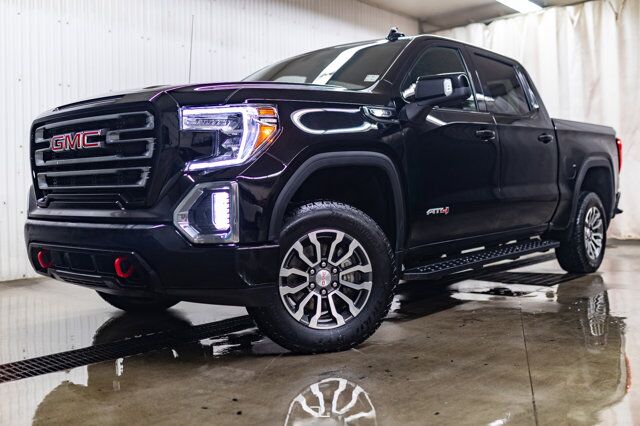 2021 GMC Sierra 1500 4x4 Crew Cab AT4 Diesel Leather Nav BCam Red Deer AB