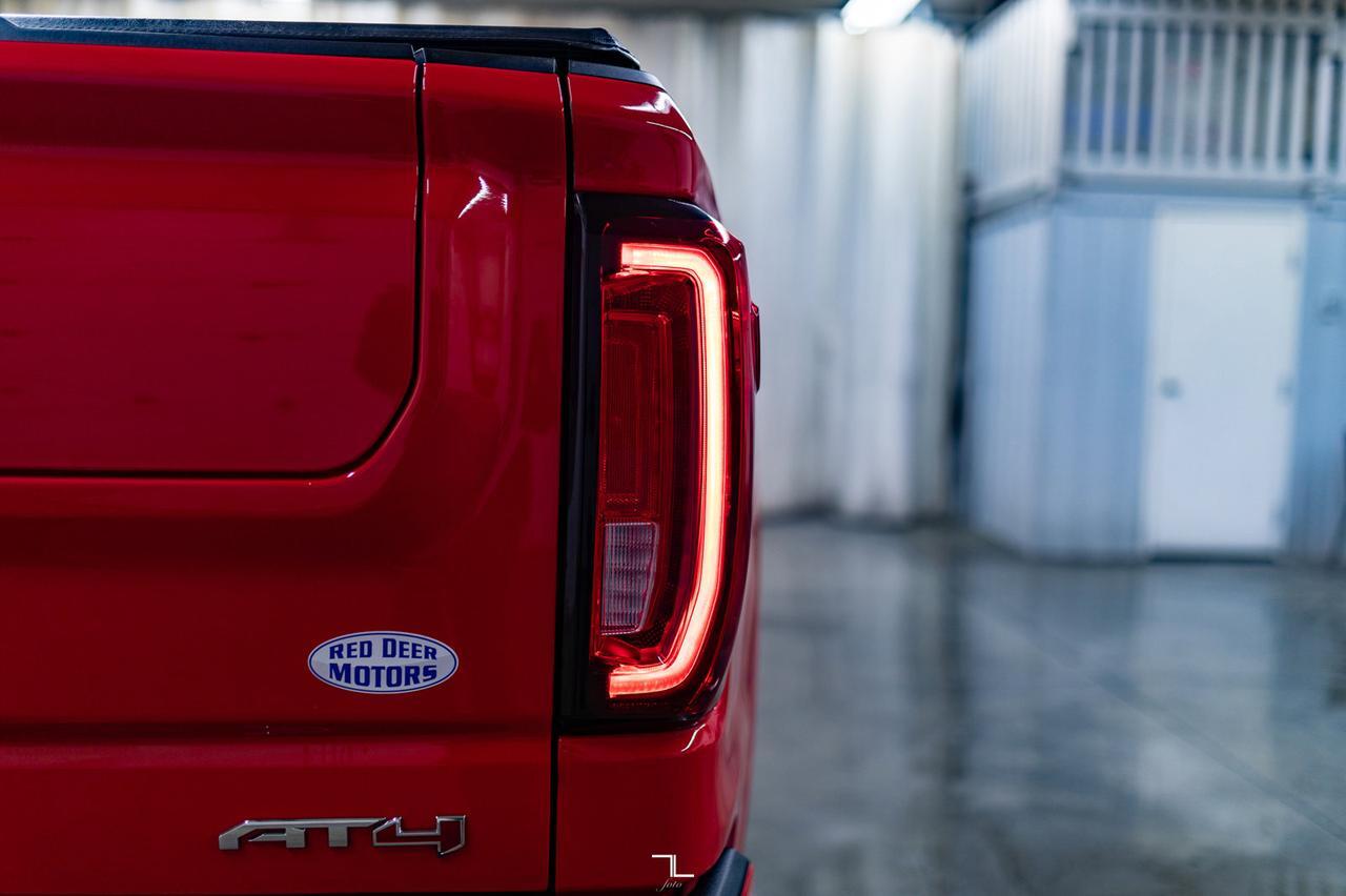 2021 GMC Sierra 1500 4x4 Crew Cab AT4 Leather Roof Nav BCam Red Deer AB