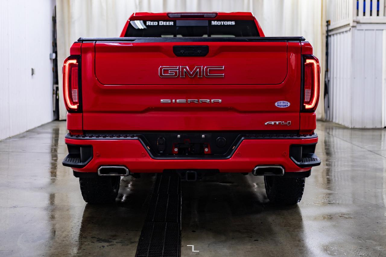 2021 GMC Sierra 1500 4x4 Crew Cab AT4 Leather Roof Nav BCam Red Deer AB