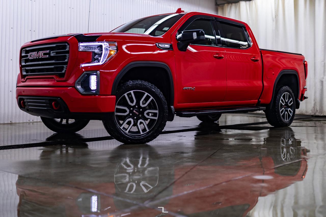 2021 GMC Sierra 1500 4x4 Crew Cab AT4 Leather Roof Nav BCam Red Deer AB