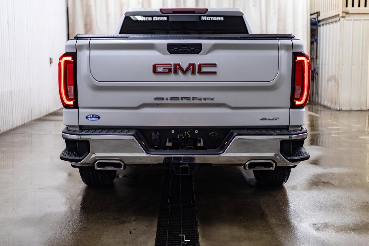 2021 GMC Sierra 1500 4x4 Crew Cab SLT X31 Diesel Leather Roof BCam Red Deer AB