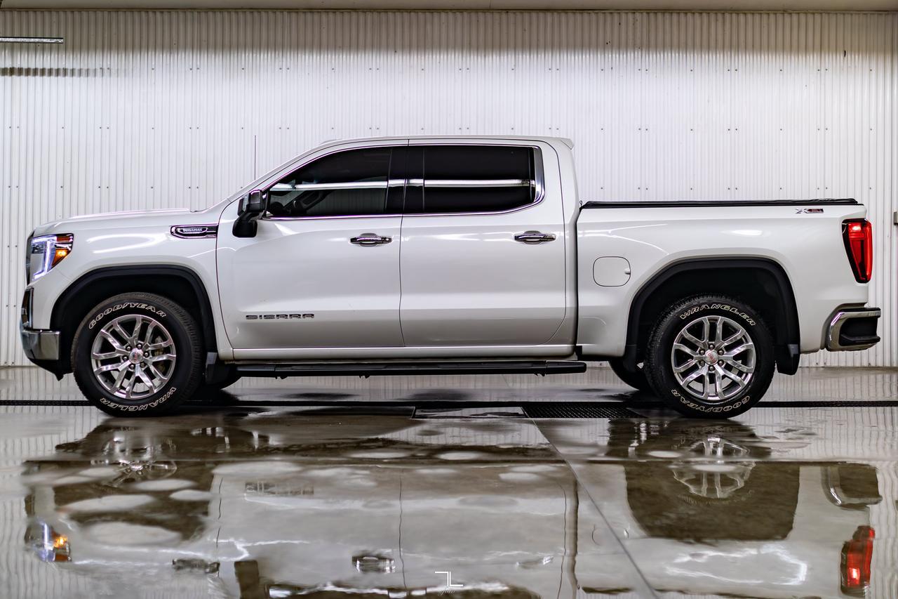 2021 GMC Sierra 1500 4x4 Crew Cab SLT X31 Diesel Leather Roof BCam Red Deer AB