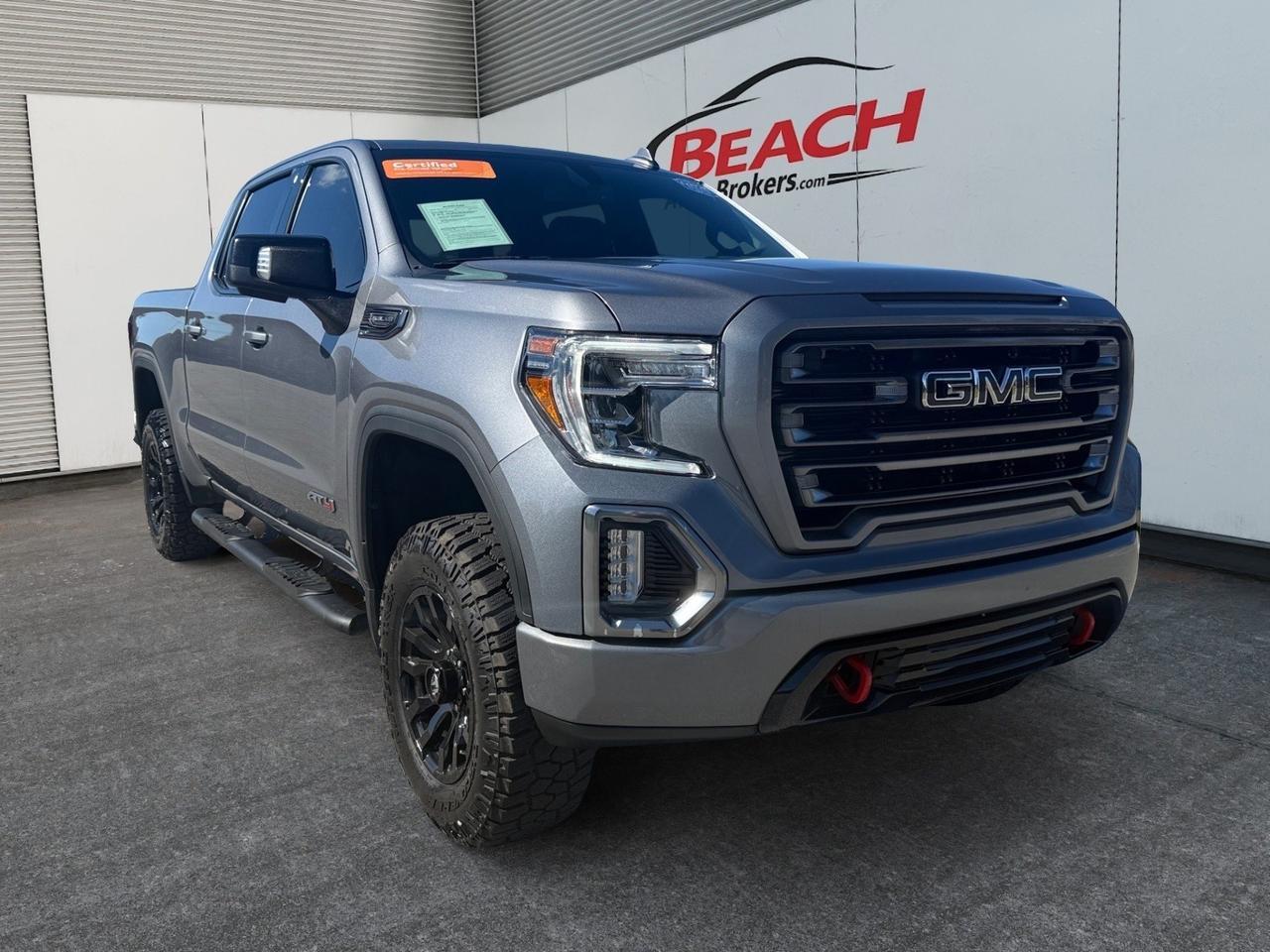 2021 GMC Sierra 1500 AT4, HEATED AND VENTILATED SEATS, REAR HEATED, APPLE CARPLAY/ANDROID AUTO, BED LINER, RUNNING BOARDS, TOW PACKAGE, BACKUP CAMERA, ONLY 1 OWNER, CLEAN CARFAX, THIS TRUCK HAS ANYTHING YOU COULD EVER WANT AND FOR A GREAT PRICE!