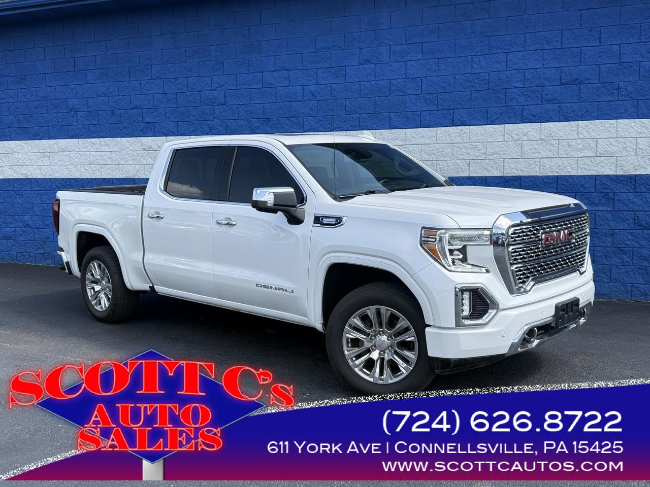 White Frost Tricoat 2021 GMC Sierra 1500 Pickup Truck Four-Wheel Drive Automatic