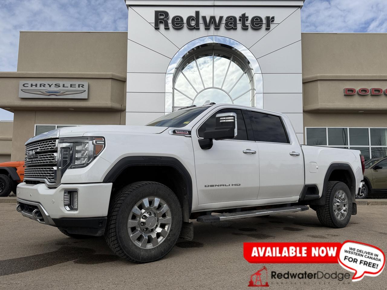 2021 GMC Sierra 2500HD Denali Crew Cab 4WD | V8 Diesel | Leather | Heated Vented Seats | NAV | Remote Start | Sunroof